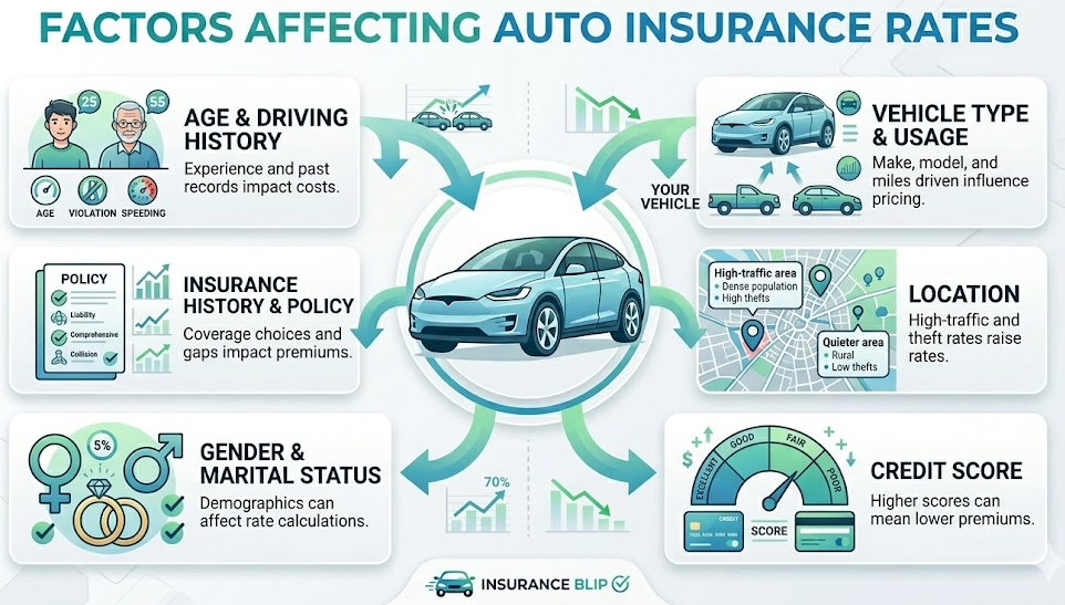 What factors Affects Insurance Rates