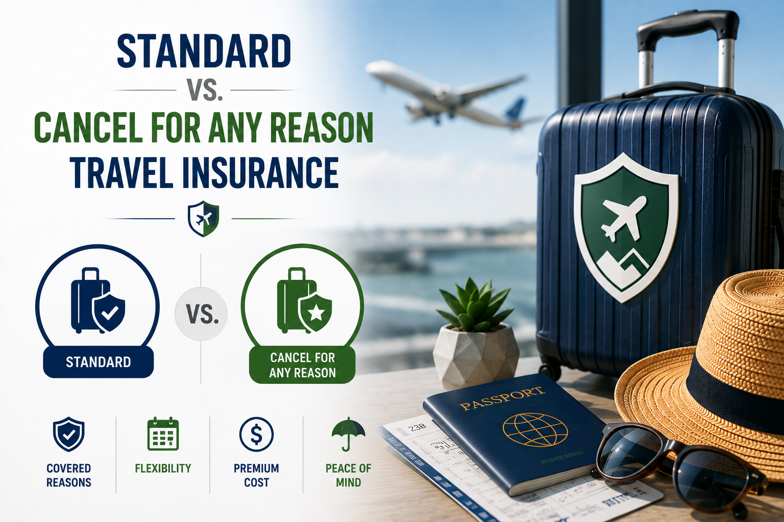 Standard vs Cancel For Any Reason Travel Insurance
