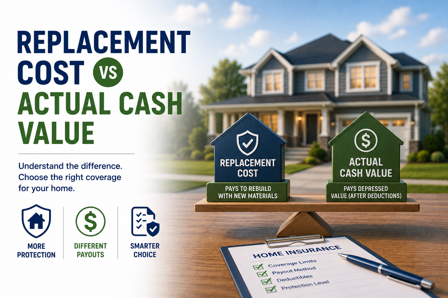 replacement cost vs actual cash value