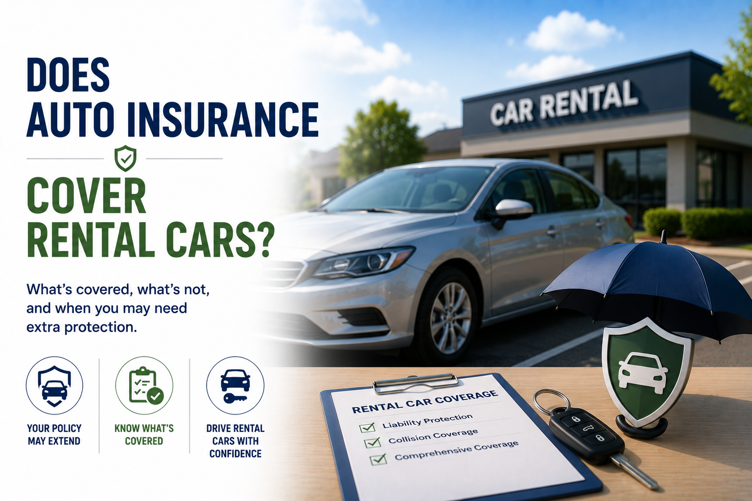 Does Auto Insurance Cover Rental Cars