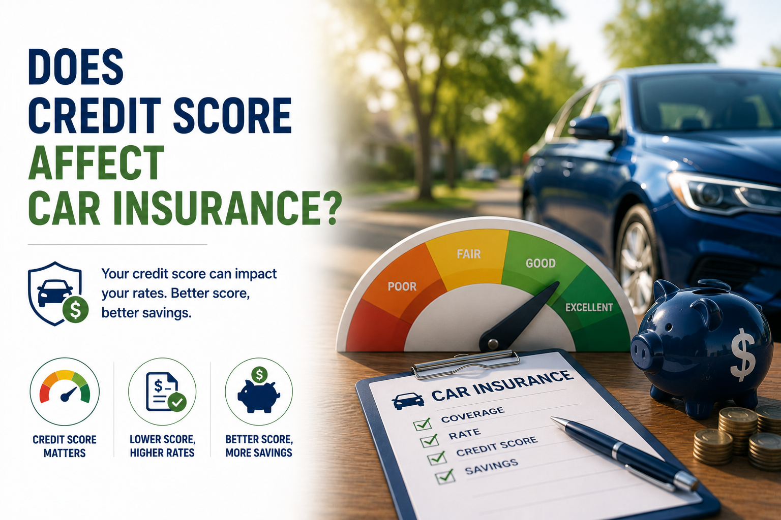 Does Credit Score Affect Your Car Insurance Rate